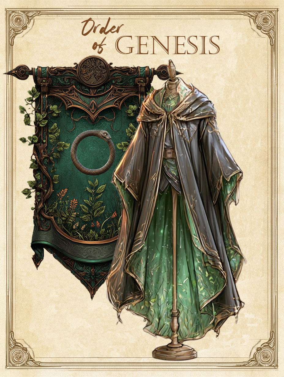 Order of Genesis Robes — Ceremonial robe concept for the Order of Genesis