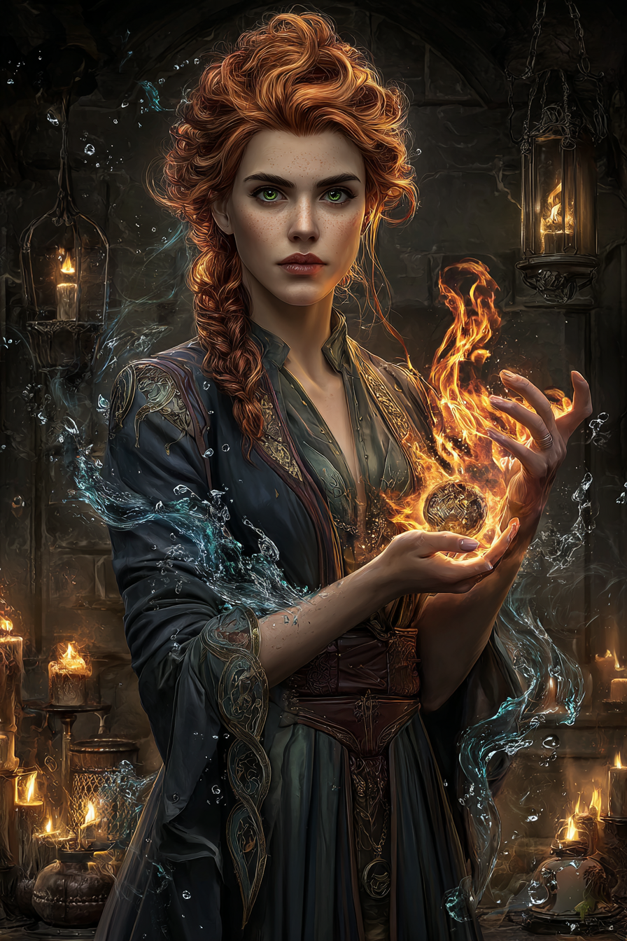 Lysette Varo — Professor of Elemental Conjuration