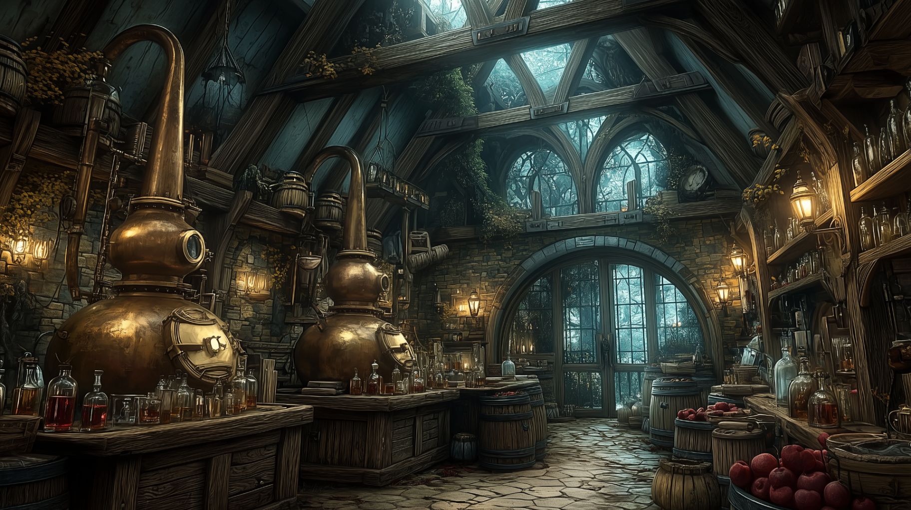 Frostwick Orchard Distillery Interior