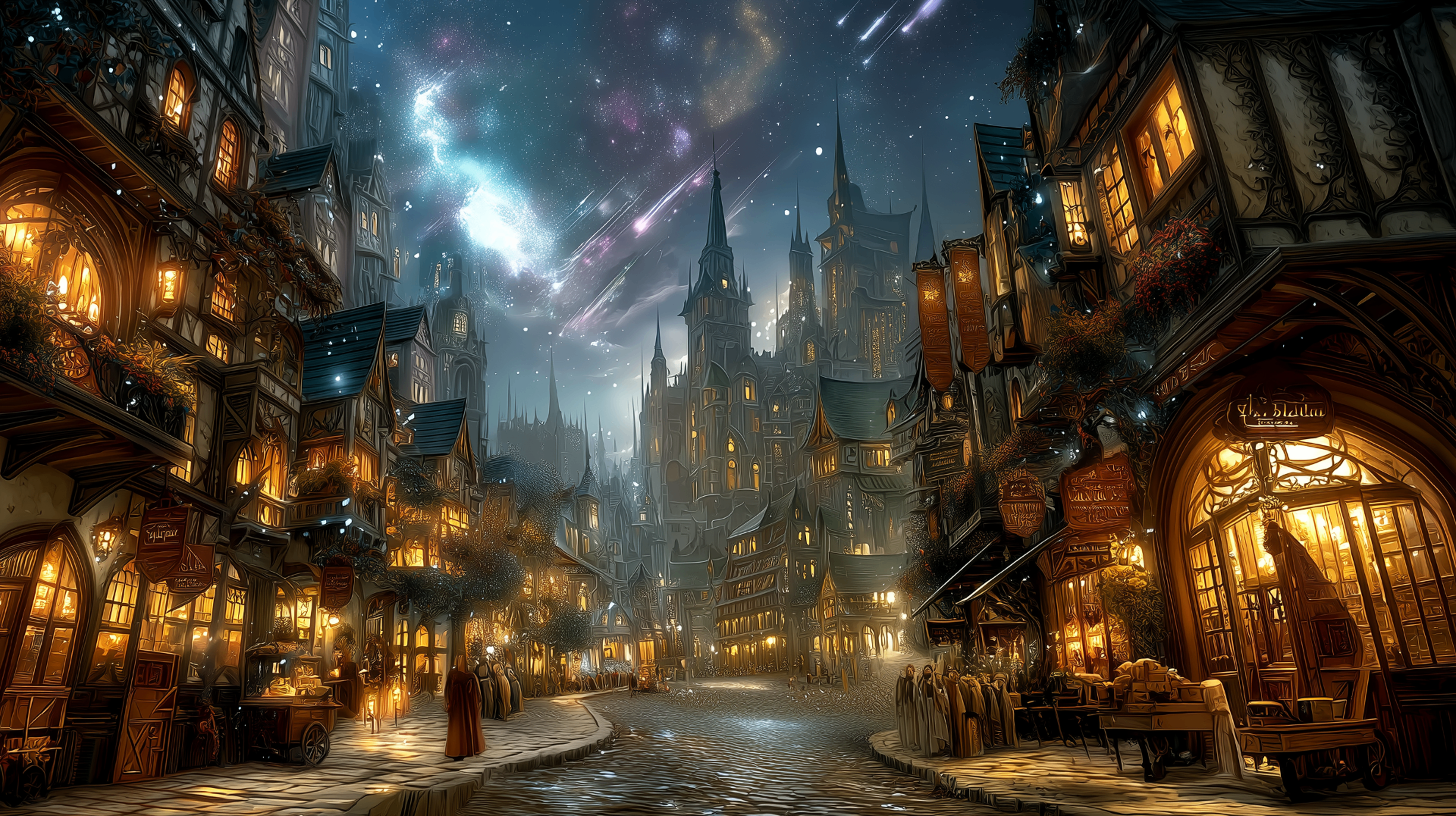 Starfall Bazaar - Night