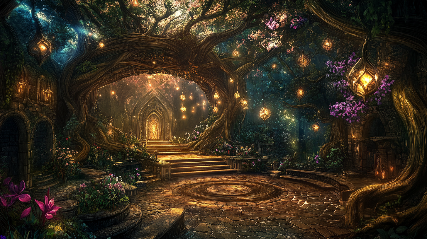 The Lantern Garden - Courtyard