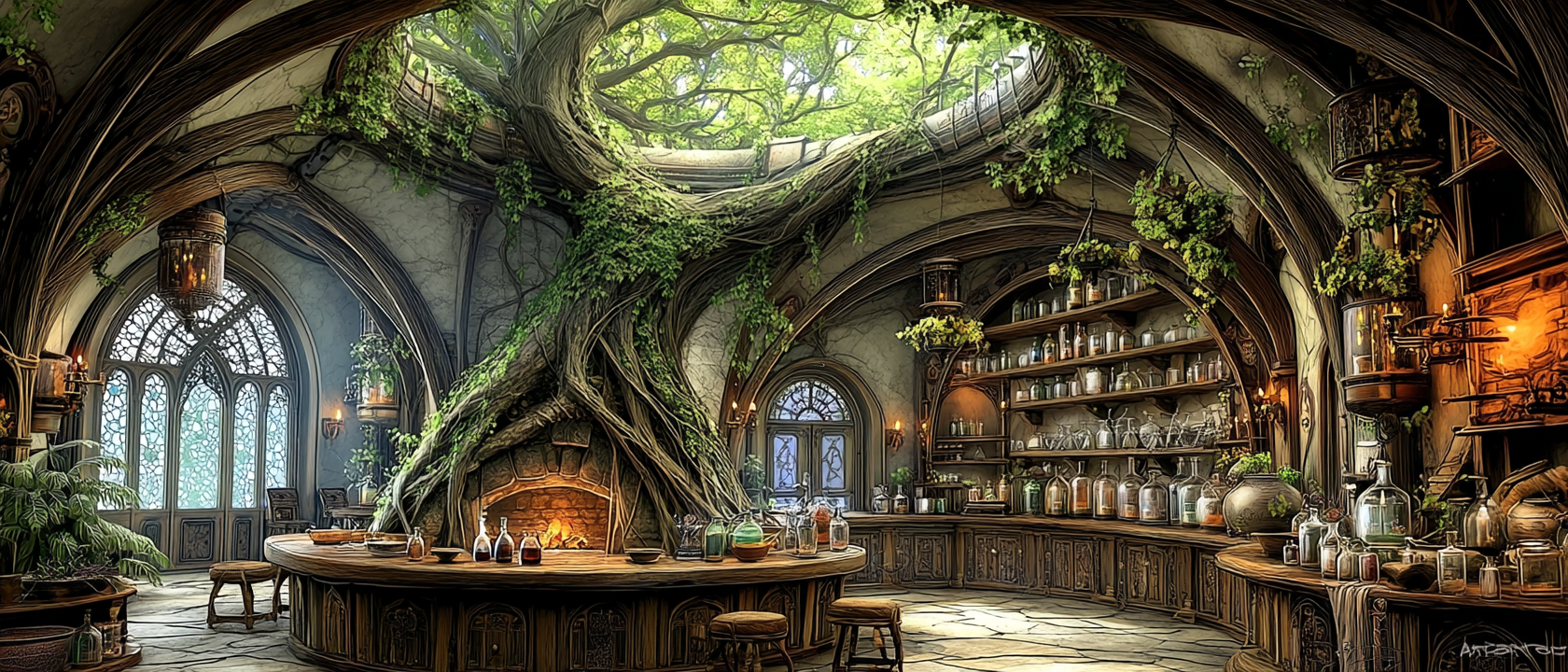 The Verdant Hollow - Alchemical Laboratory